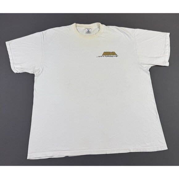 Rare Vintage Y2K Nascar MBNA Motorsports Car Racing Pure Adrenaline Promo Shirt - Picture 2 of 9